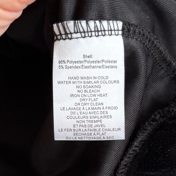 Anthropologie BTFL-life Velvet Velour Pullover Blouse Black Sz XL Dark Feminine - Picture 10 of 12